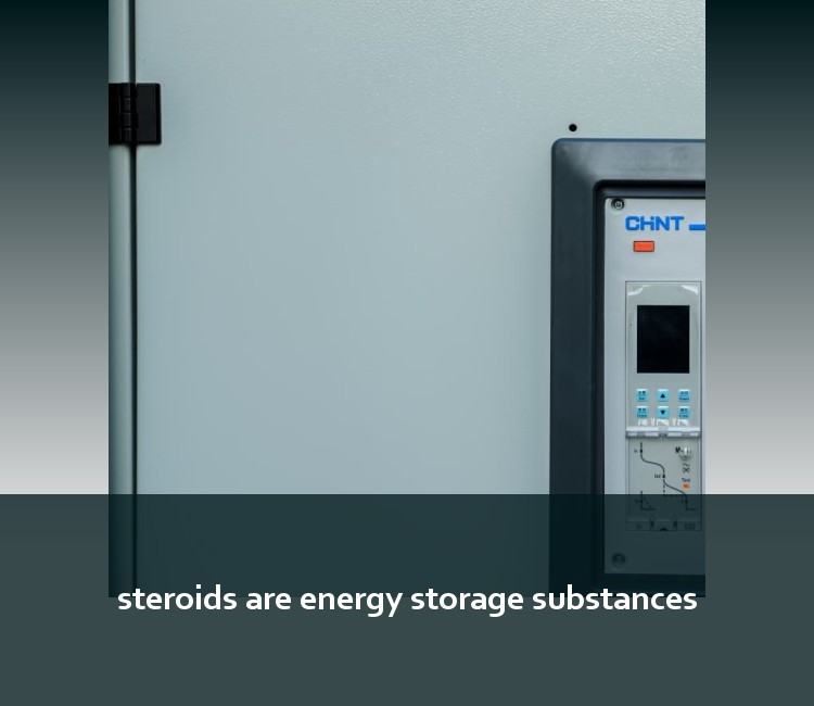 steroids are energy storage substances