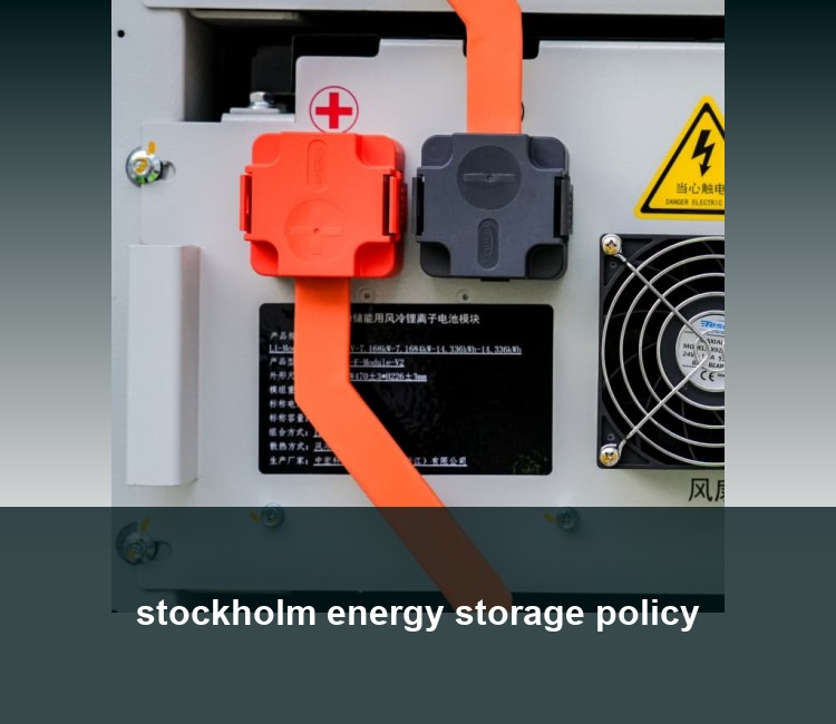stockholm energy storage policy