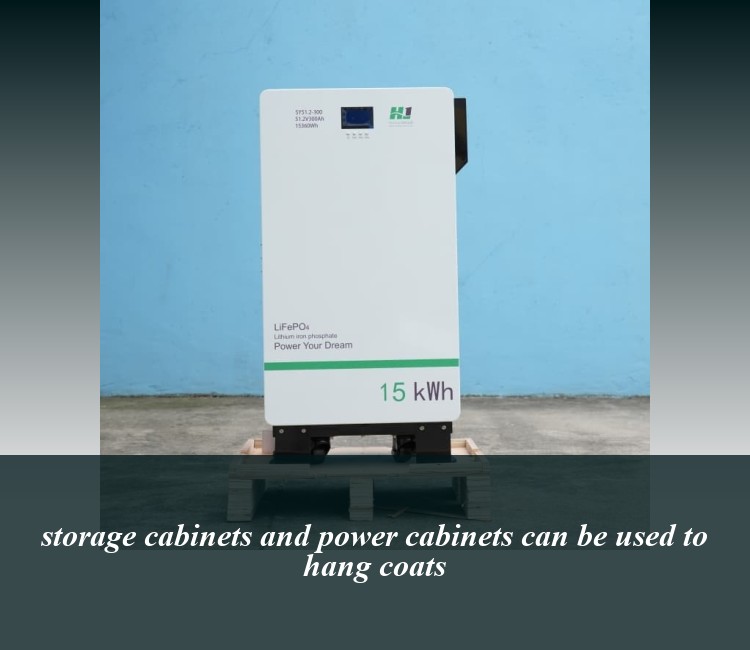 storage cabinets and power cabinets can be used to hang coats