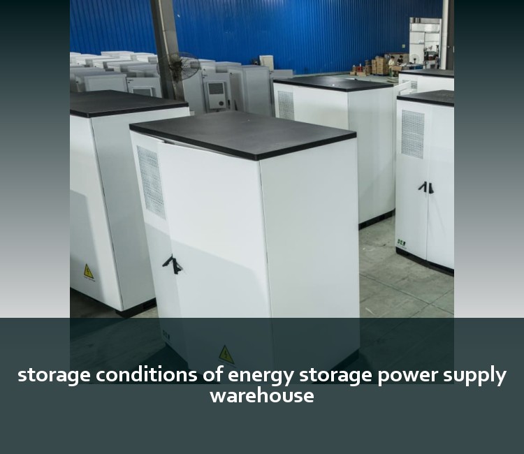 storage conditions of energy storage power supply warehouse