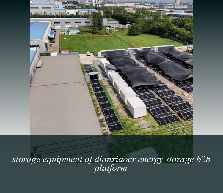 storage equipment of dianxiaoer energy storage b2b platform