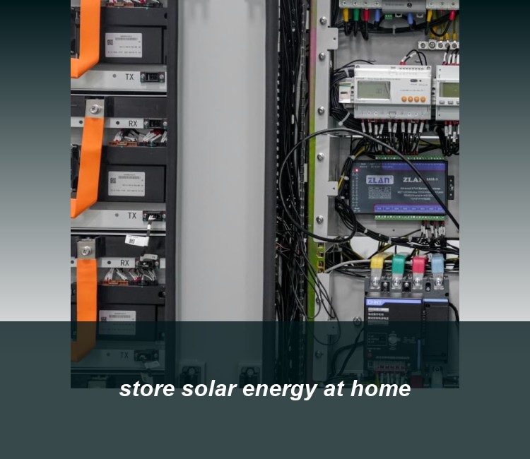 store solar energy at home