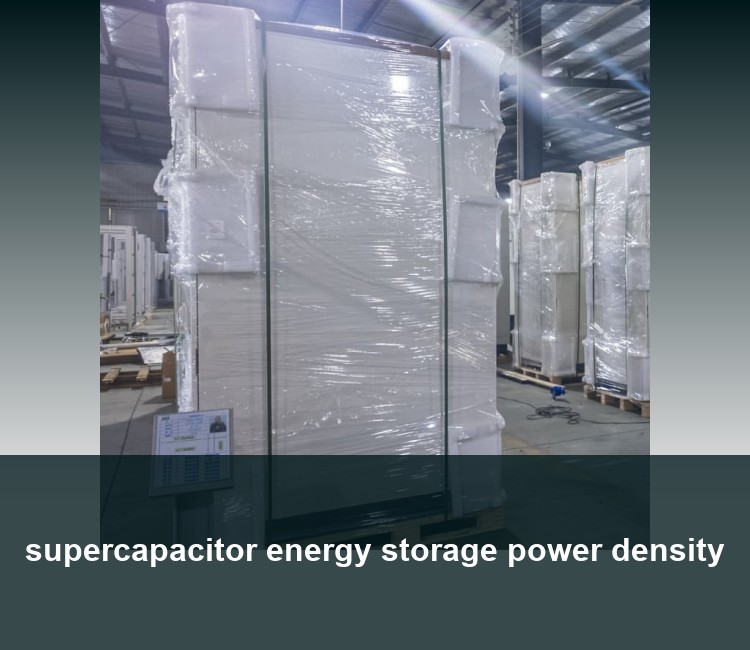 supercapacitor energy storage power density