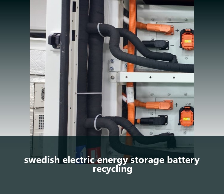 swedish electric energy storage battery recycling