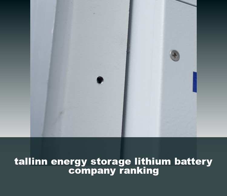 tallinn energy storage lithium battery company ranking