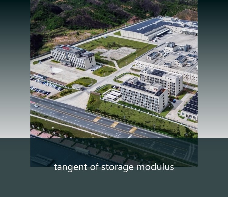 tangent of storage modulus