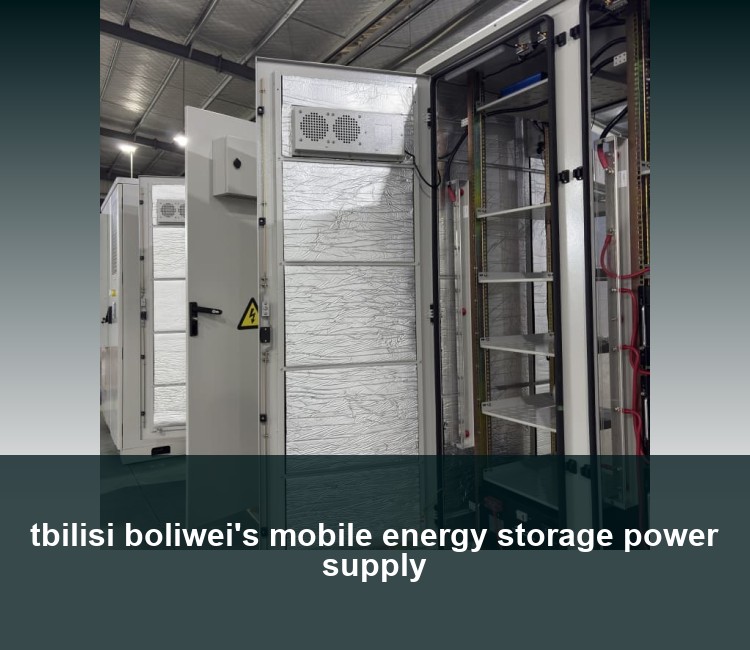 tbilisi boliwei's mobile energy storage power supply