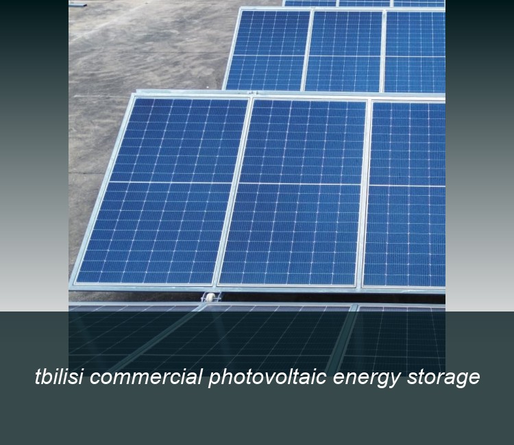 tbilisi commercial photovoltaic energy storage