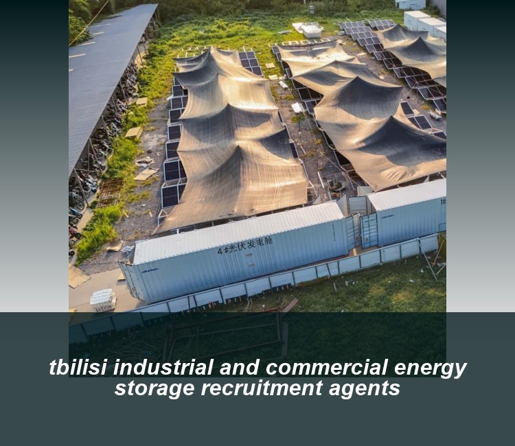 tbilisi industrial and commercial energy storage recruitment agents