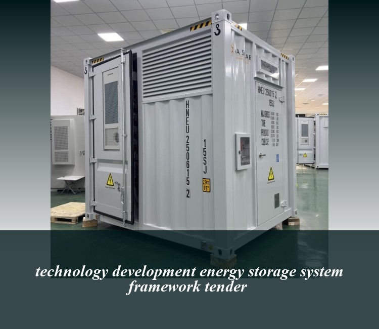 technology development energy storage system framework tender