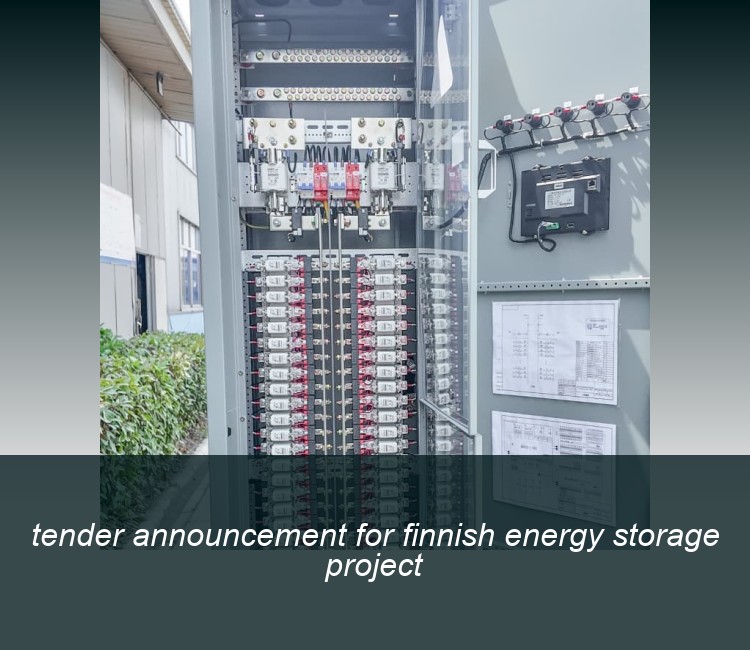 tender announcement for finnish energy storage project