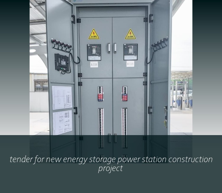 tender for new energy storage power station construction project