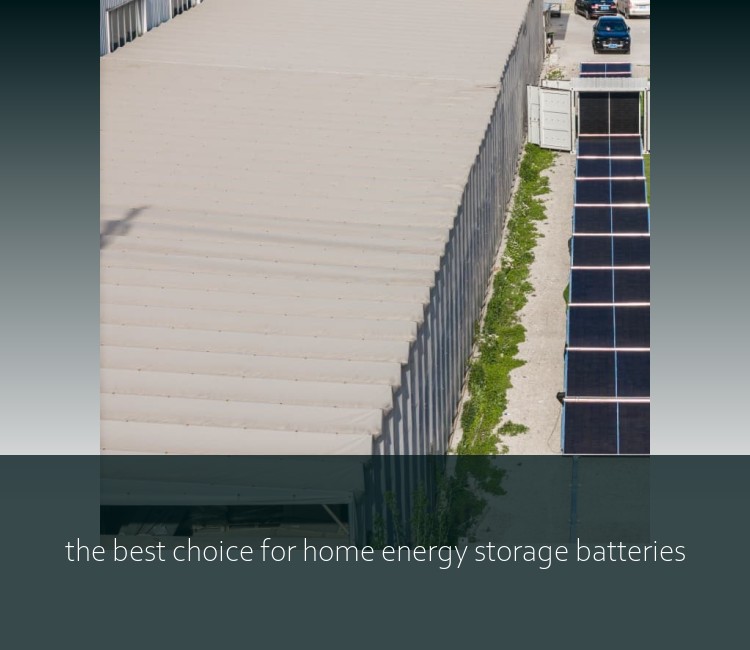 the best choice for home energy storage batteries