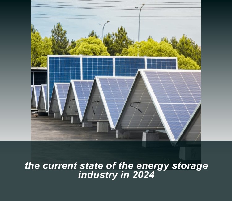 the current state of the energy storage industry in 2024