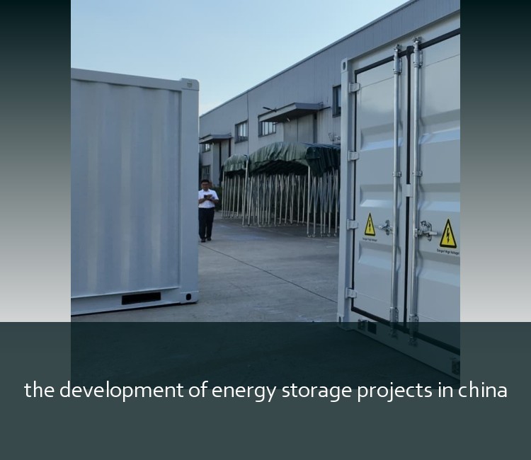 the development of energy storage projects in china