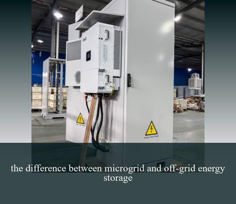 the difference between microgrid and off-grid energy storage