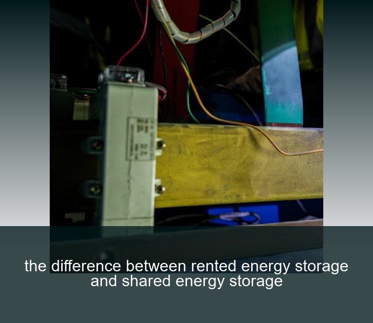 the difference between rented energy storage and shared energy storage
