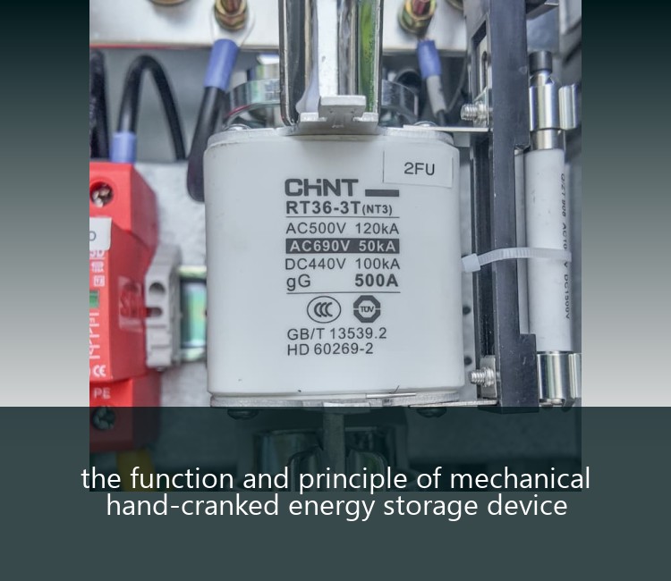 the function and principle of mechanical hand-cranked energy storage device