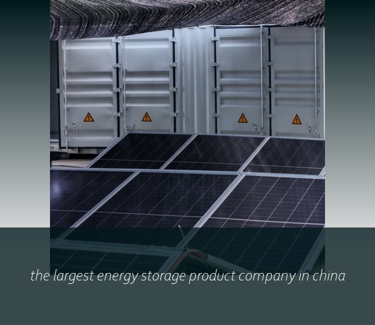 the largest energy storage product company in china