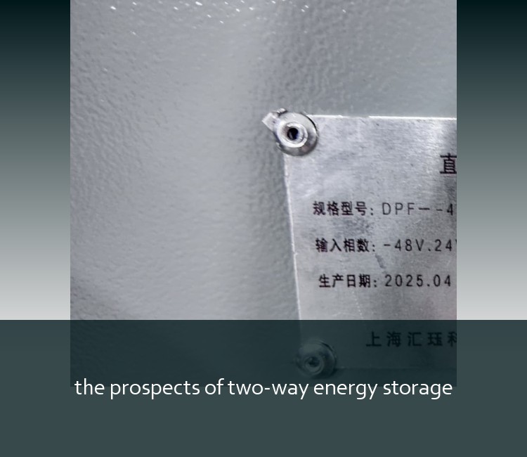 the prospects of two-way energy storage