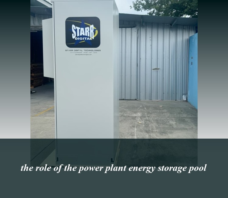 the role of the power plant energy storage pool