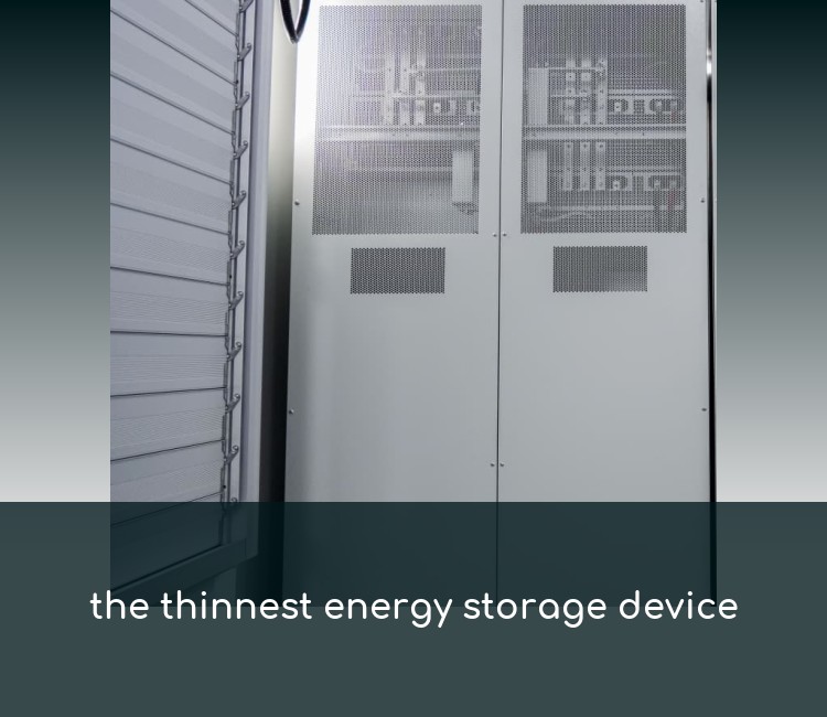 the thinnest energy storage device