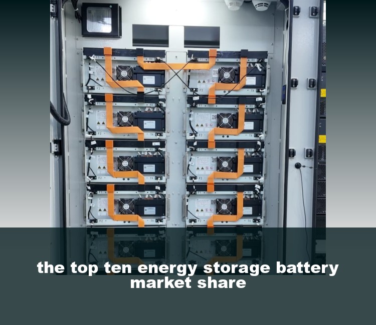 the top ten energy storage battery market share