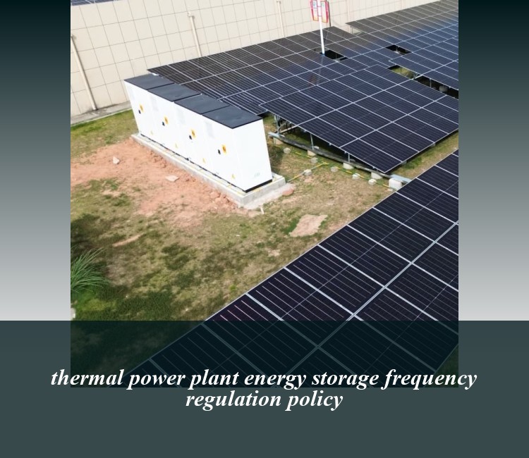 thermal power plant energy storage frequency regulation policy
