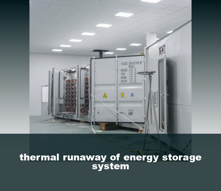 thermal runaway of energy storage system