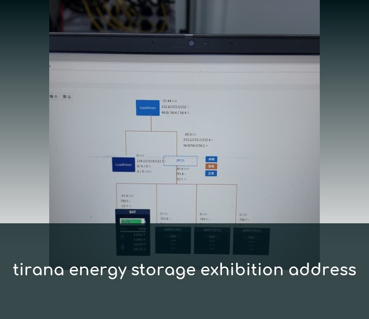 tirana energy storage exhibition address