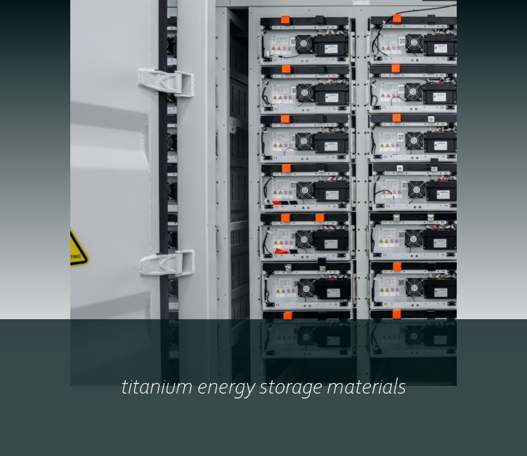 titanium energy storage materials