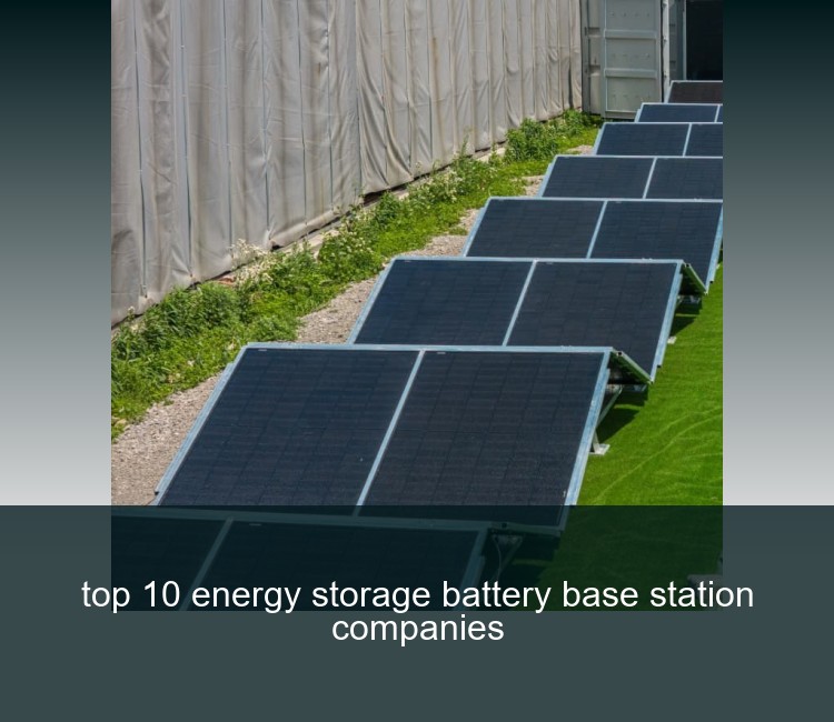 top 10 energy storage battery base station companies
