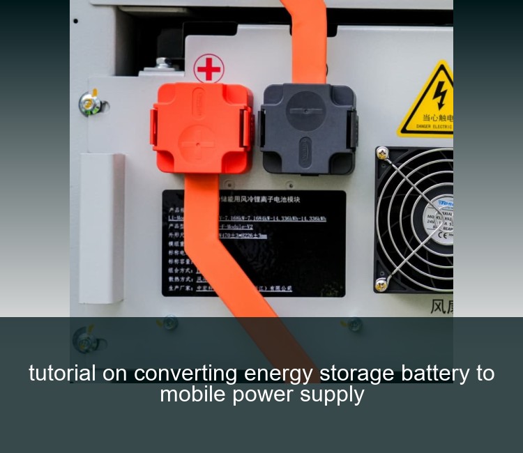 tutorial on converting energy storage battery to mobile power supply