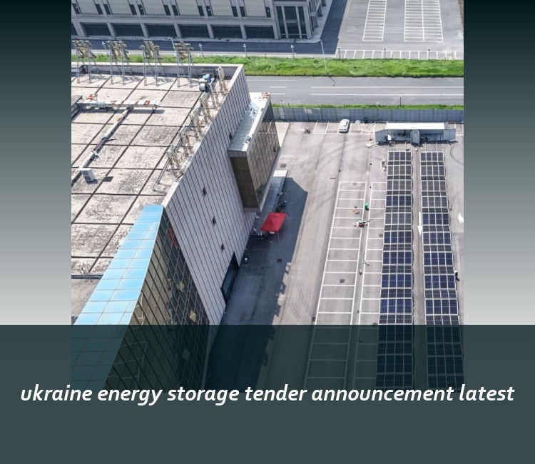 ukraine energy storage tender announcement latest