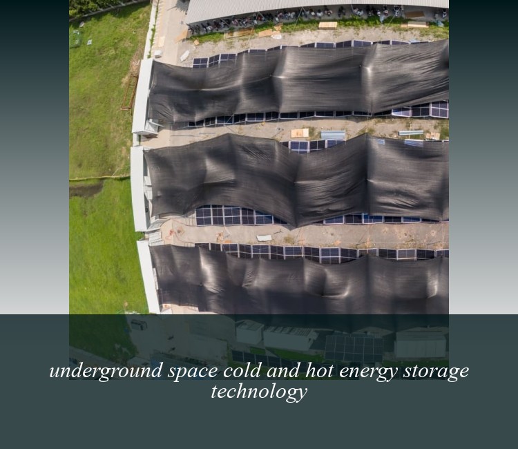 underground space cold and hot energy storage technology