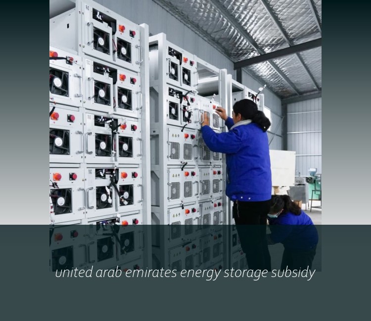 united arab emirates energy storage subsidy