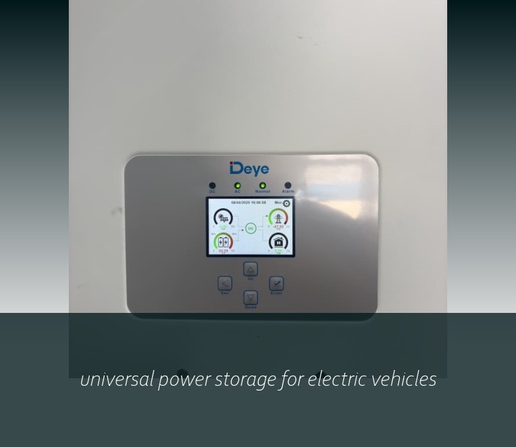 universal power storage for electric vehicles