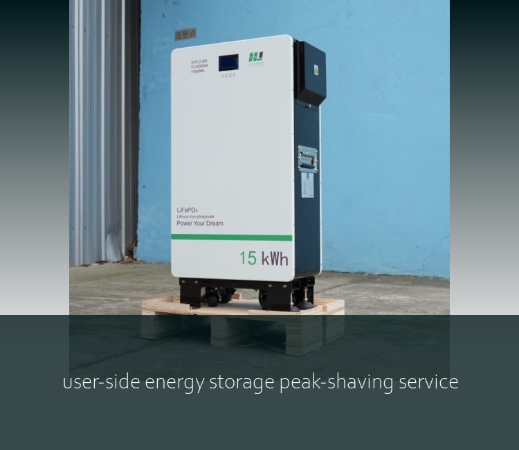 user-side energy storage peak-shaving service