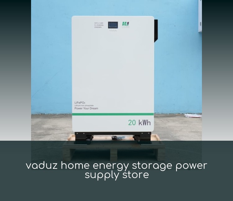 vaduz home energy storage power supply store