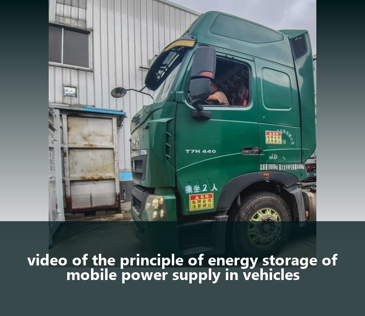 video of the principle of energy storage of mobile power supply in vehicles