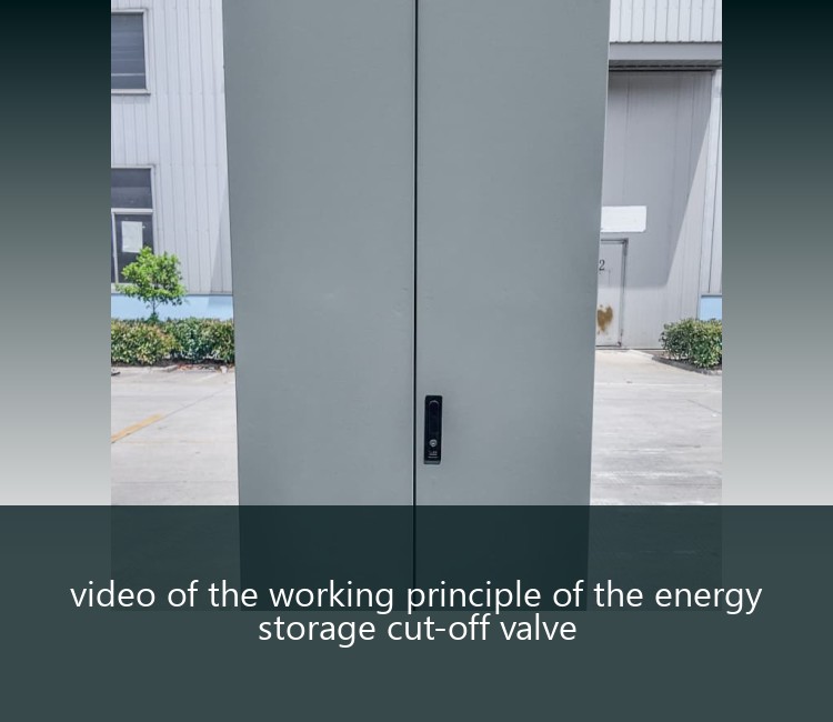 video of the working principle of the energy storage cut-off valve