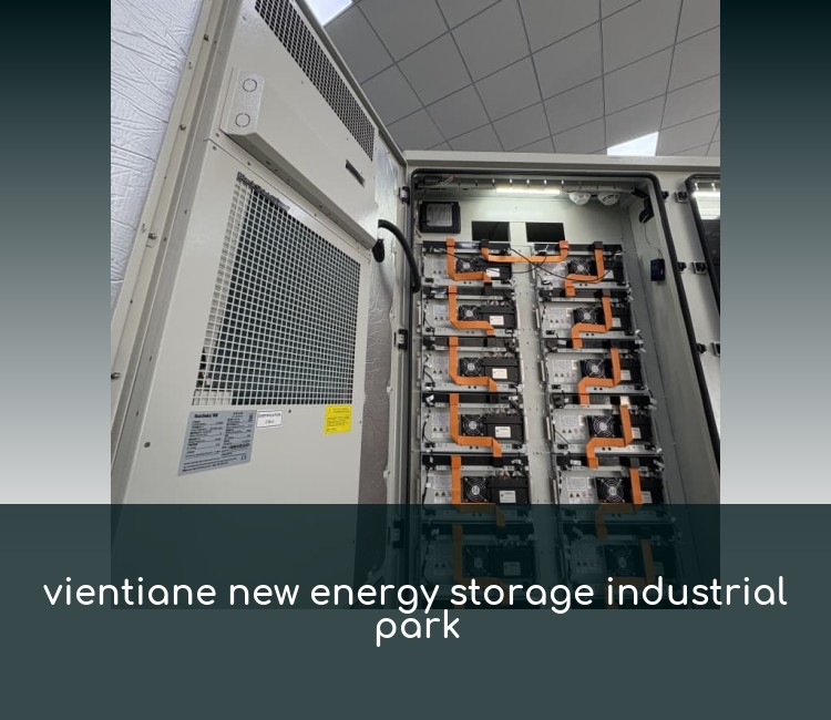 vientiane new energy storage industrial park