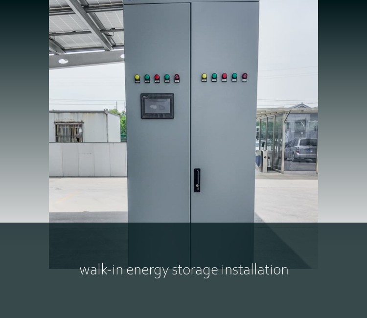 walk-in energy storage installation
