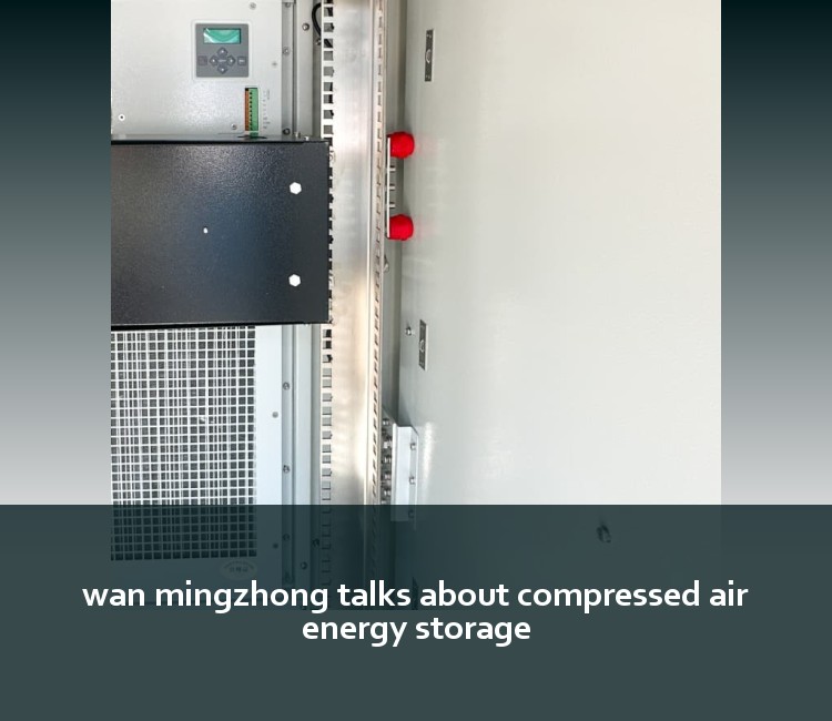 wan mingzhong talks about compressed air energy storage