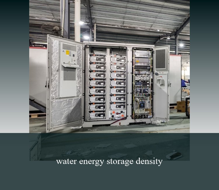 water energy storage density