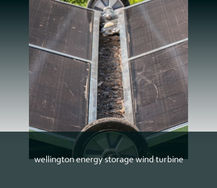 wellington energy storage wind turbine