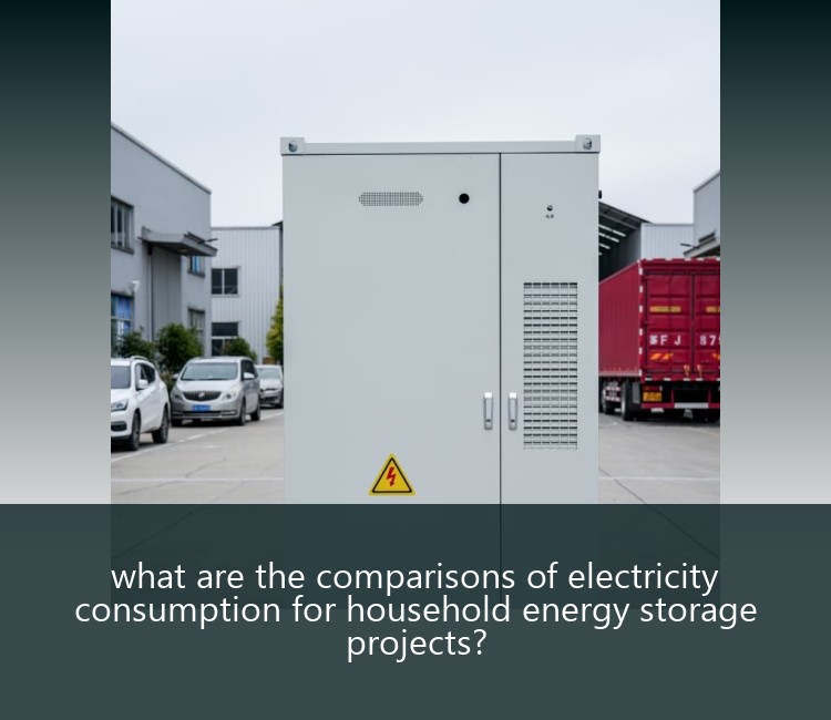 what are the comparisons of electricity consumption for household energy storage projects?
