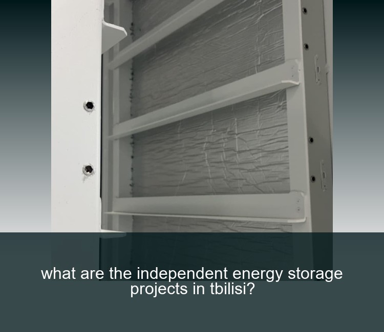 what are the independent energy storage projects in tbilisi?