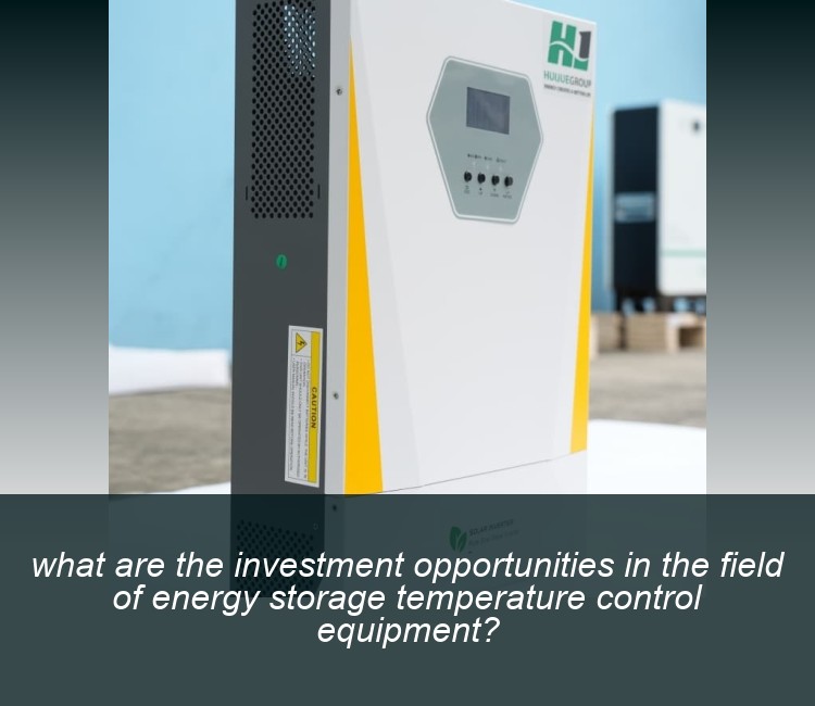 what are the investment opportunities in the field of energy storage temperature control equipment?
