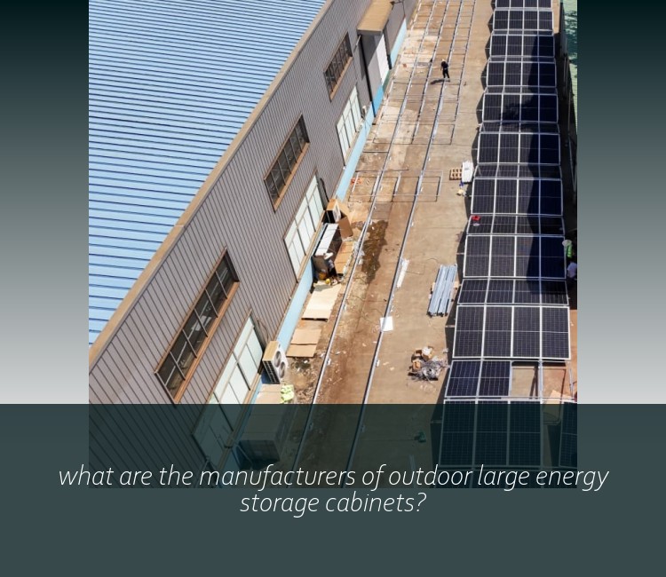what are the manufacturers of outdoor large energy storage cabinets?